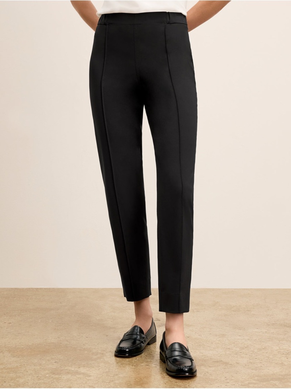 M.M.Lafleur|Colby 2.0 Origami Tech Traveling Pant Tailored Fit sz 10 Black